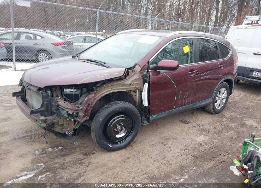2014 HONDA CR-V EX-L VIN: 5J6RM4H71EL029320
