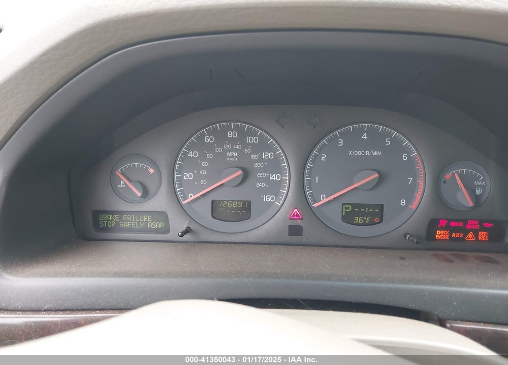 2000 VOLVO S80 2.9 VIN: YV1TS94D0Y1100186