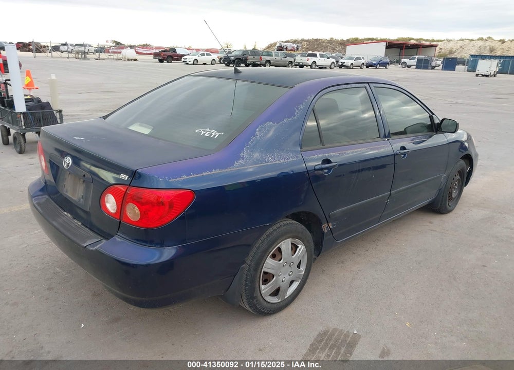 2006 TOYOTA COROLLA CE VIN: JTDBR32E860074915