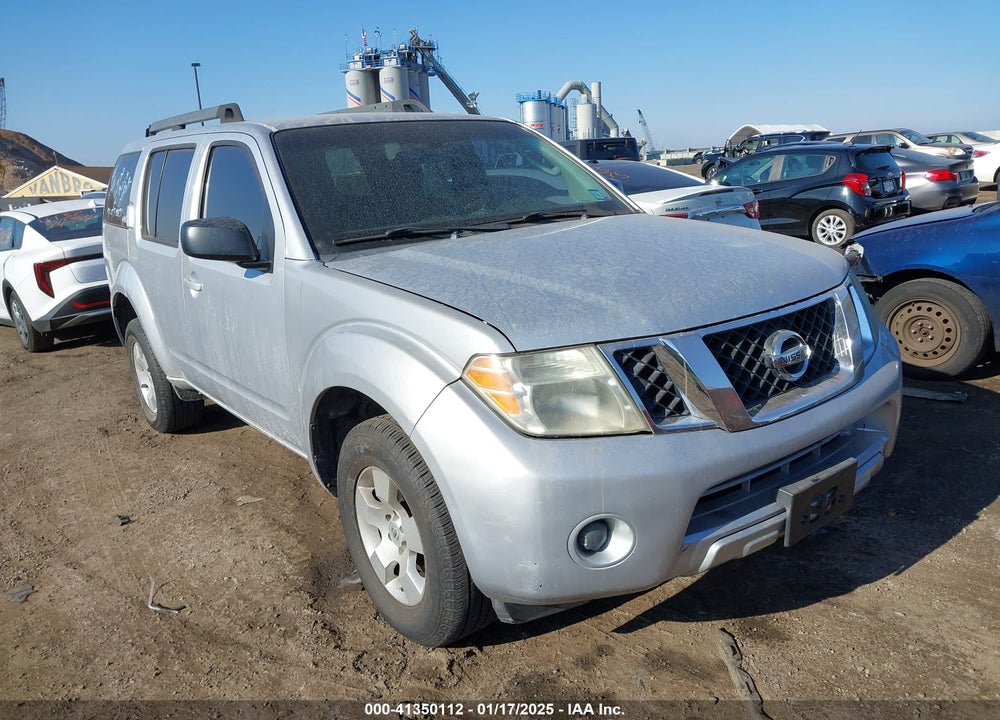 2010 NISSAN PATHFINDER S VIN: 5N1AR1NB9AC605897