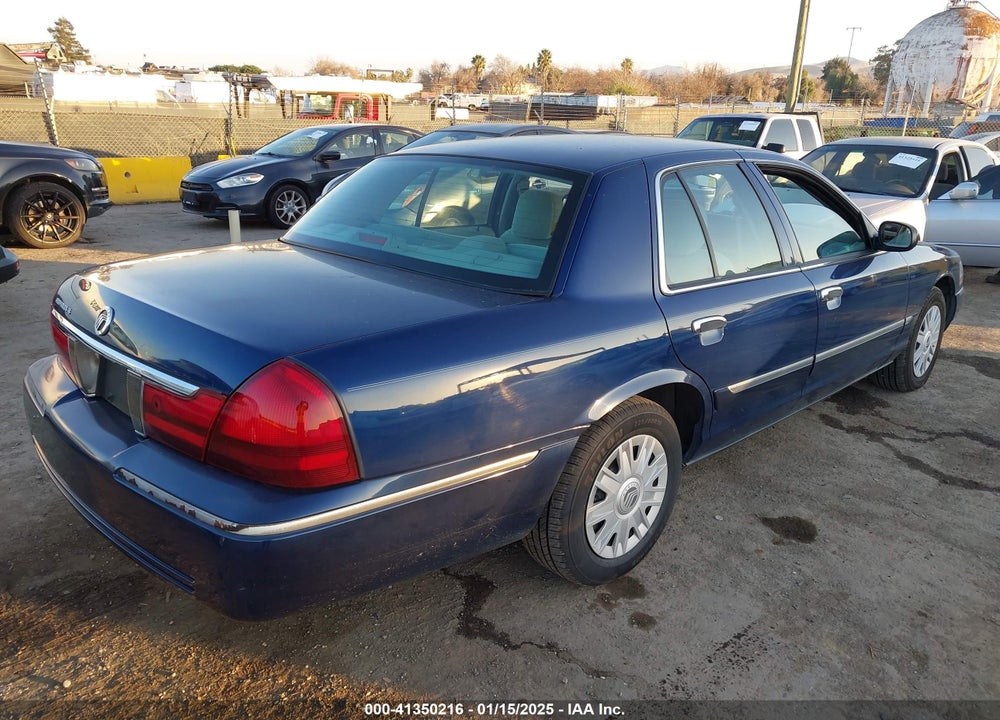 2004 MERCURY GRAND MARQUIS GS VIN: 2MEFM74W54X654701