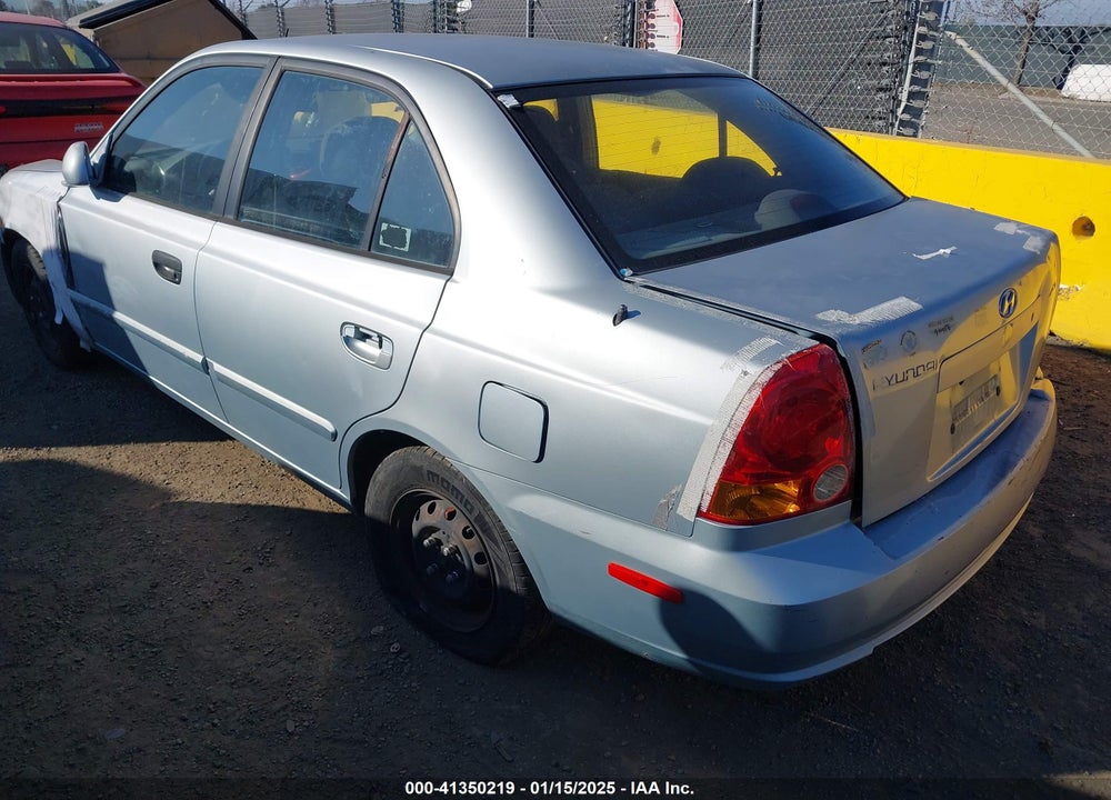2004 HYUNDAI ACCENT GL VIN: KMHCG45C14U547954