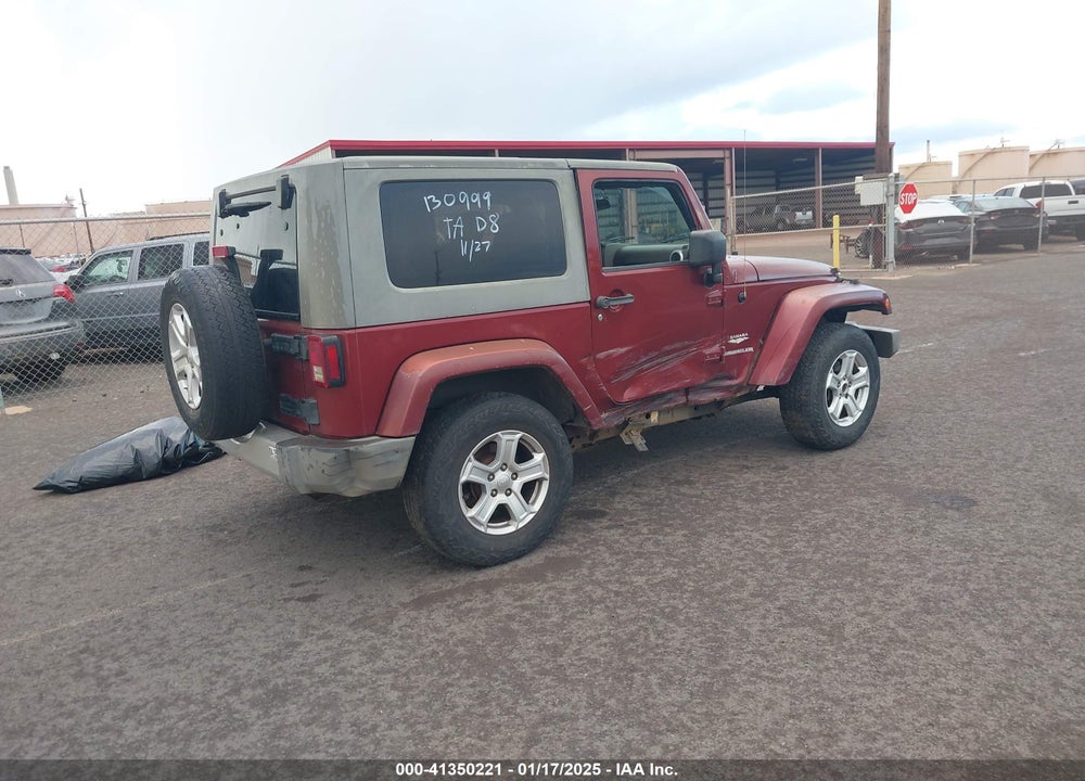 2009 JEEP WRANGLER SAHARA VIN: 1J4FA54119L776733