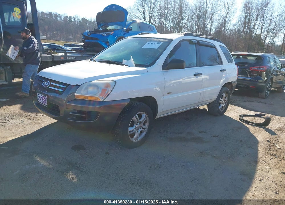 2008 KIA SPORTAGE LX V6 VIN: KNDJE723487454289