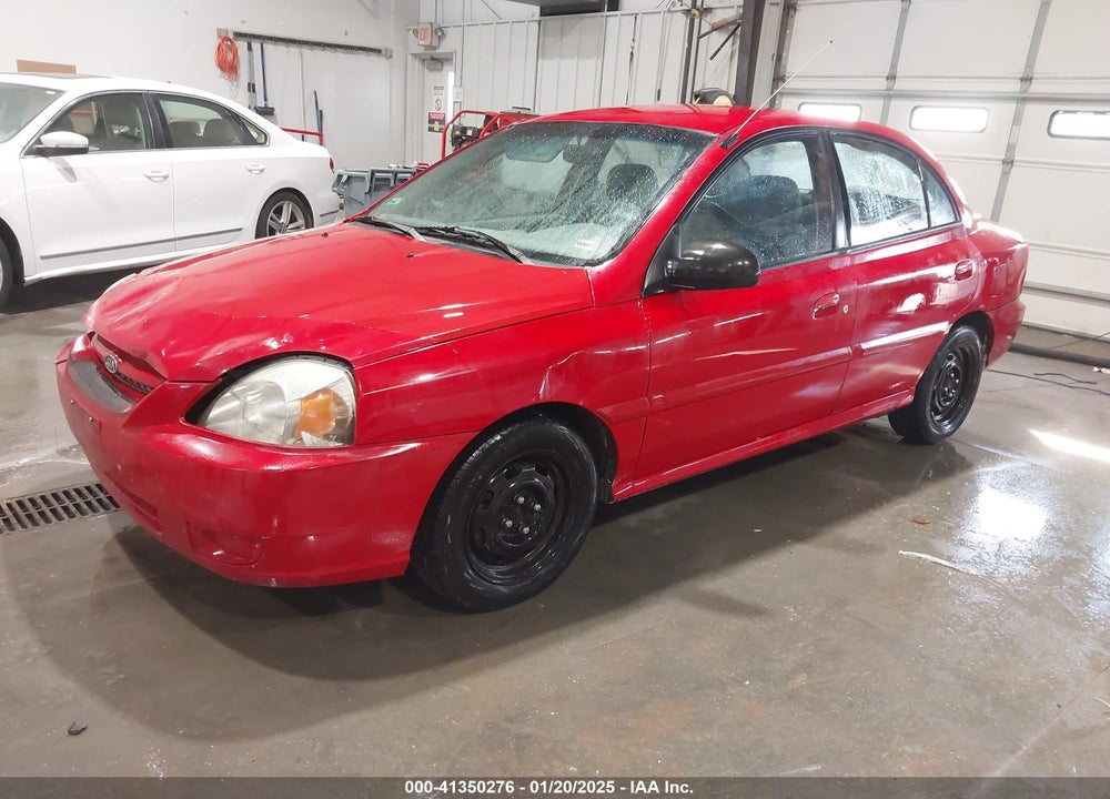 2005 KIA RIO VIN: KNADC125556397214
