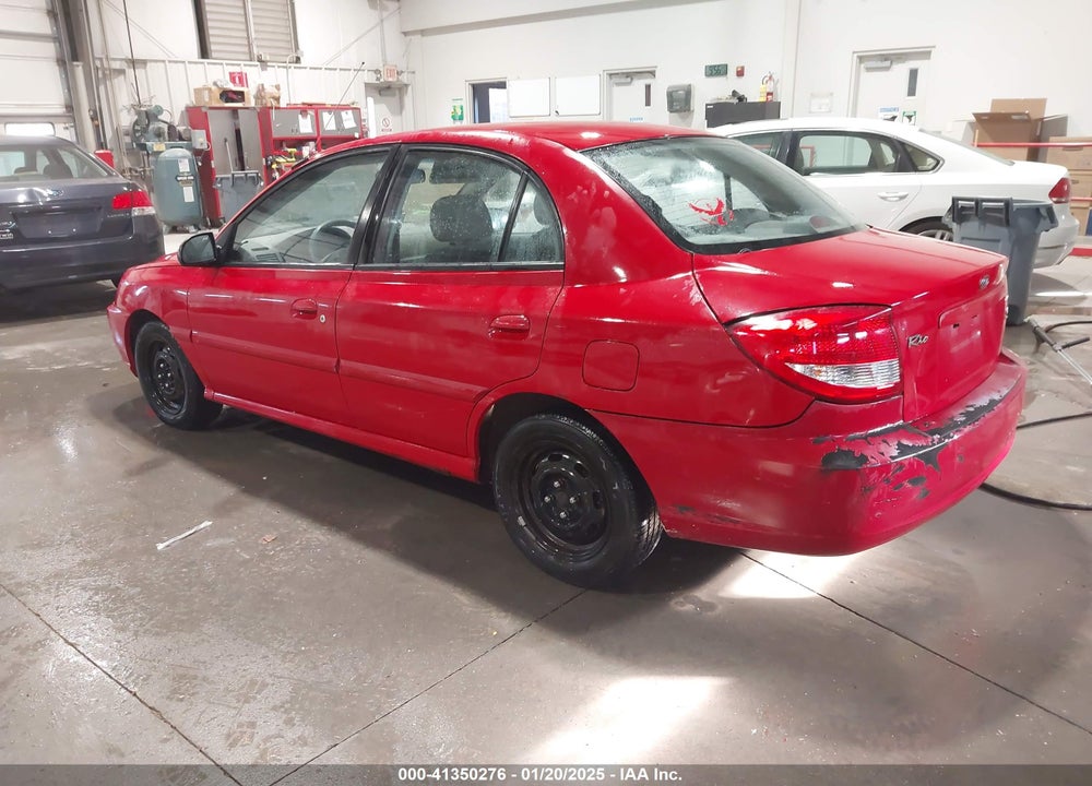 2005 KIA RIO VIN: KNADC125556397214