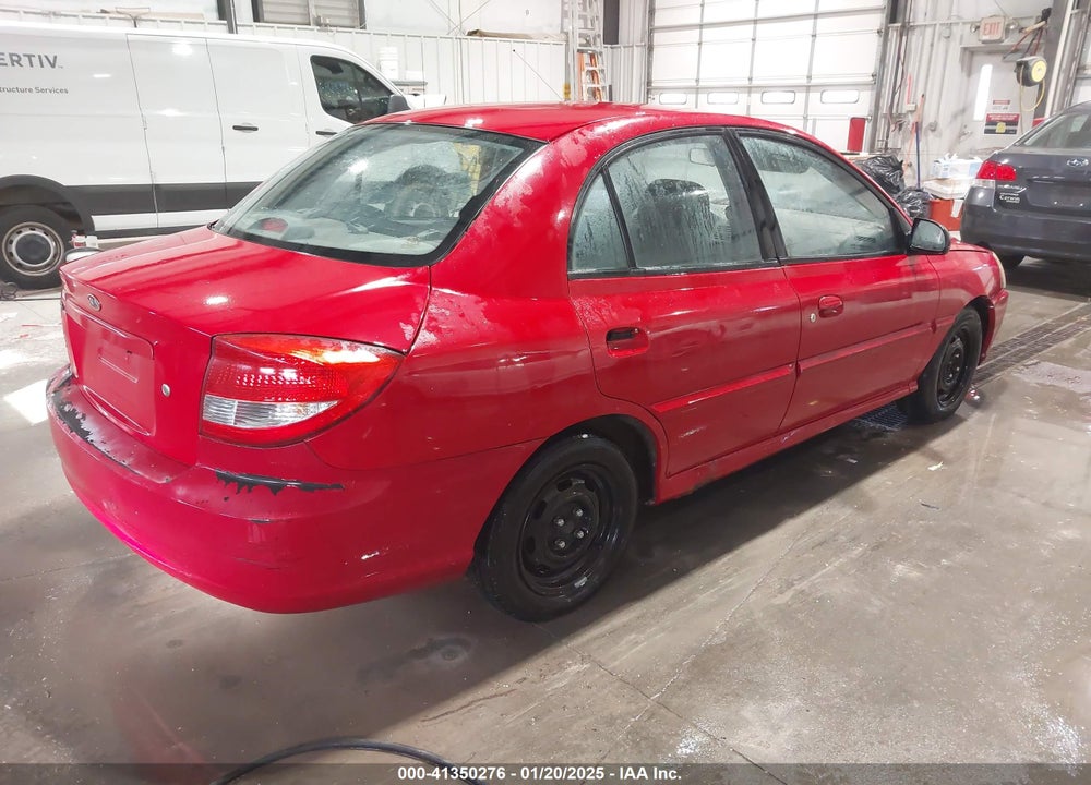 2005 KIA RIO VIN: KNADC125556397214