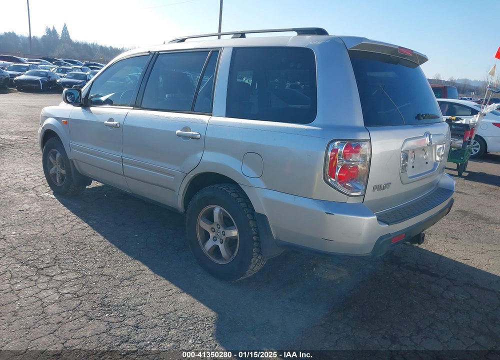 2008 HONDA PILOT SE VIN: 5FNYF18338B001727