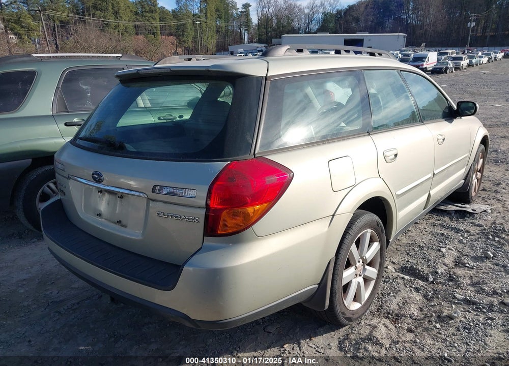 2006 SUBARU OUTBACK VIN: 4S4BP62C567326256
