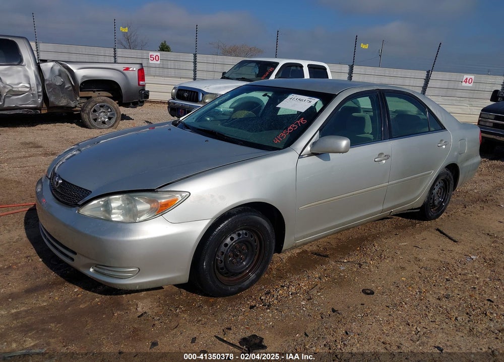 2002 TOYOTA CAMRY LE VIN: 4T1BE32K32U103107
