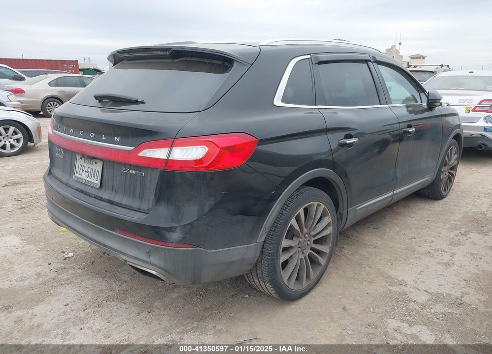 2016 LINCOLN MKX RESERVE VIN: 2LMPJ6LP8GBL38875