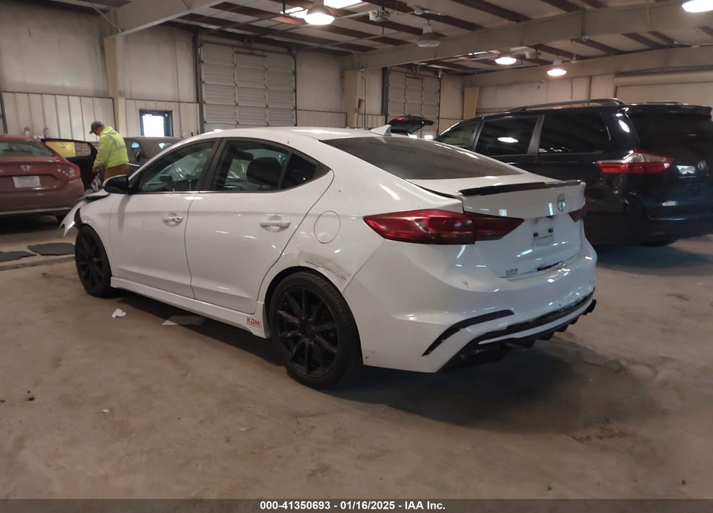 2018 HYUNDAI ELANTRA SPORT VIN: KMHD04LB9JU505885