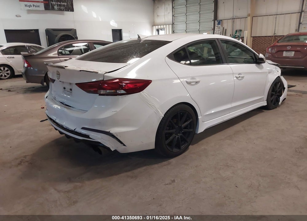 2018 HYUNDAI ELANTRA SPORT VIN: KMHD04LB9JU505885
