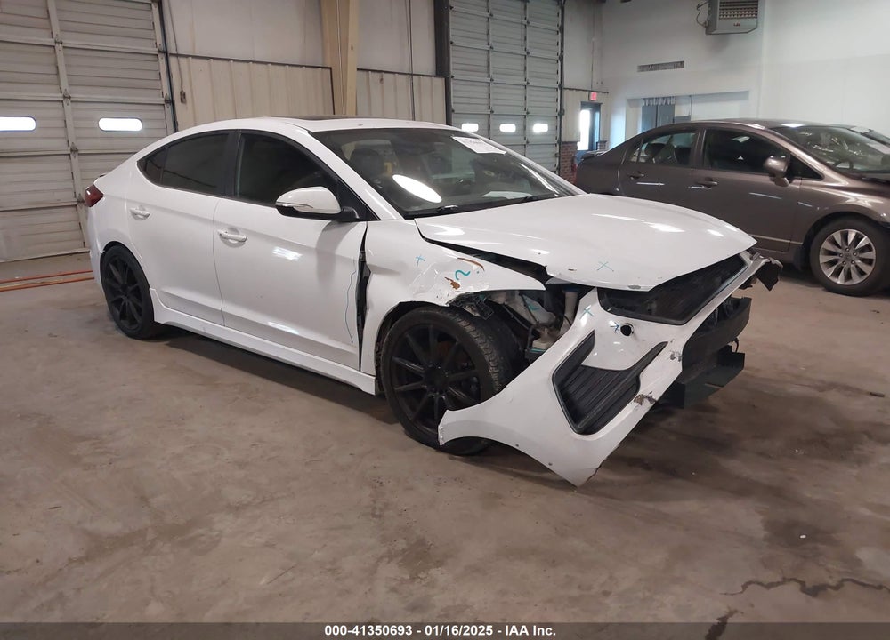 2018 HYUNDAI ELANTRA SPORT VIN: KMHD04LB9JU505885