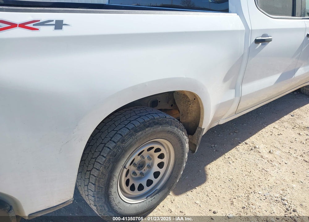 2021 CHEVROLET SILVERADO 1500 4WD SHORT BED WT VIN: 3GCUYAEF1MG358660