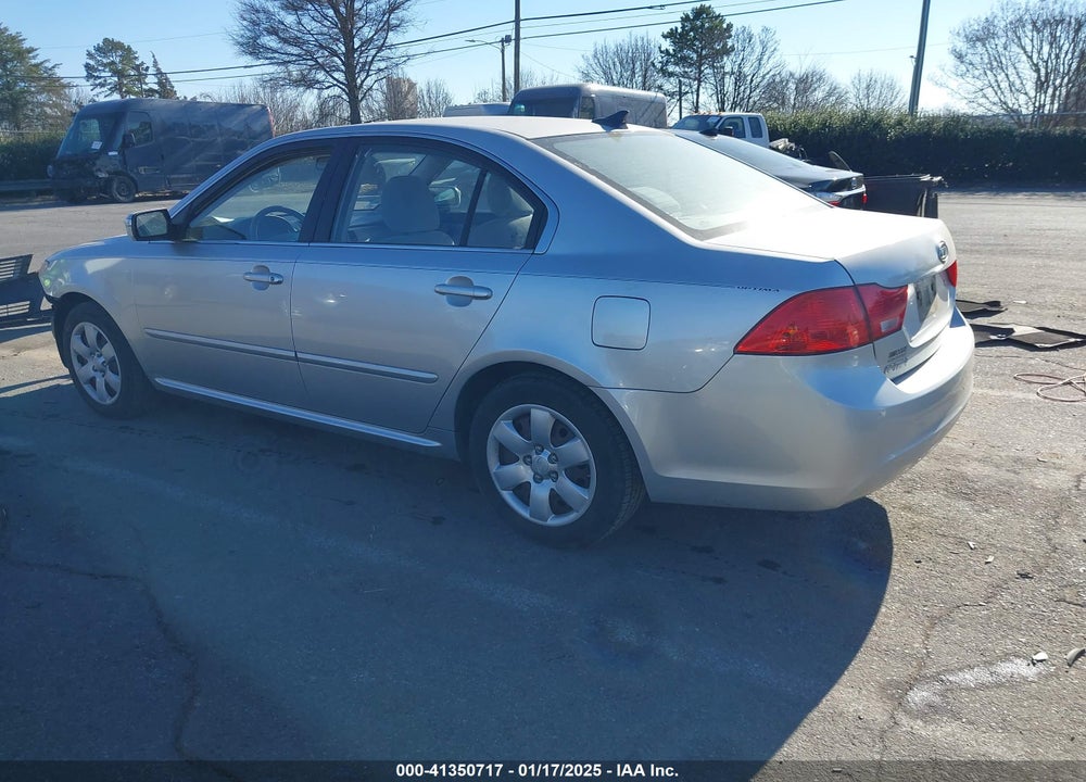2009 KIA OPTIMA LX VIN: KNAGE228795325109
