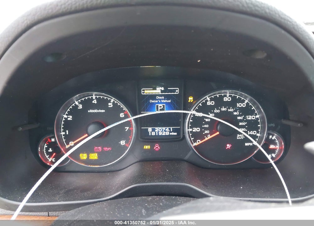 2014 SUBARU OUTBACK 2.5I LIMITED VIN: 4S4BRBMCXE3289744