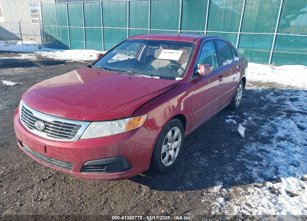 2009 KIA OPTIMA LX VIN: KNAGE228395321526