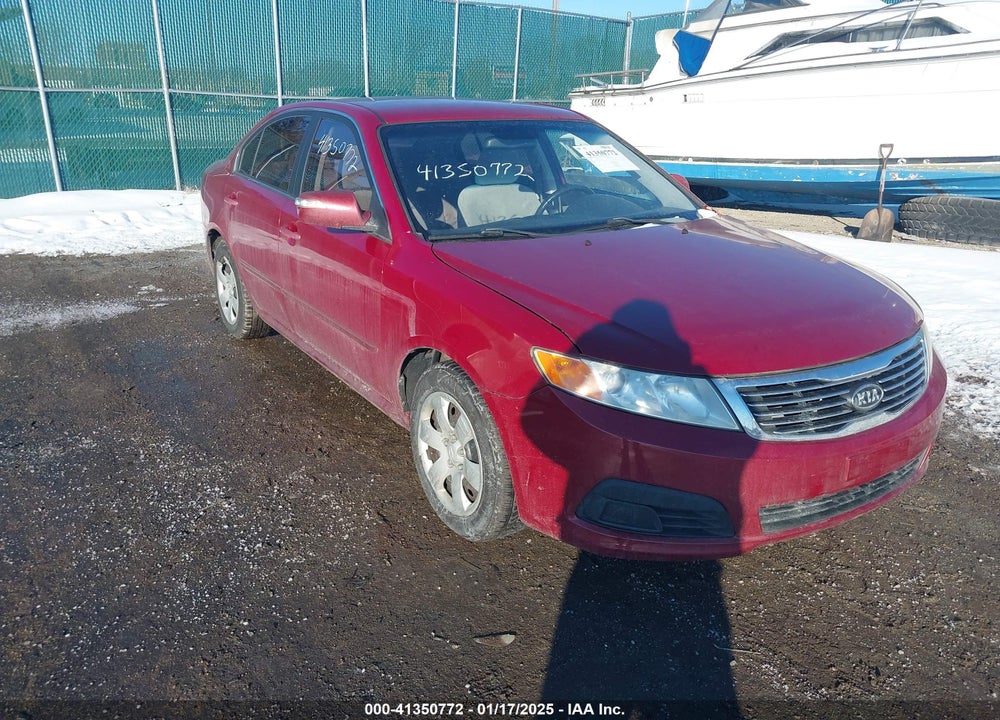2009 KIA OPTIMA LX VIN: KNAGE228395321526