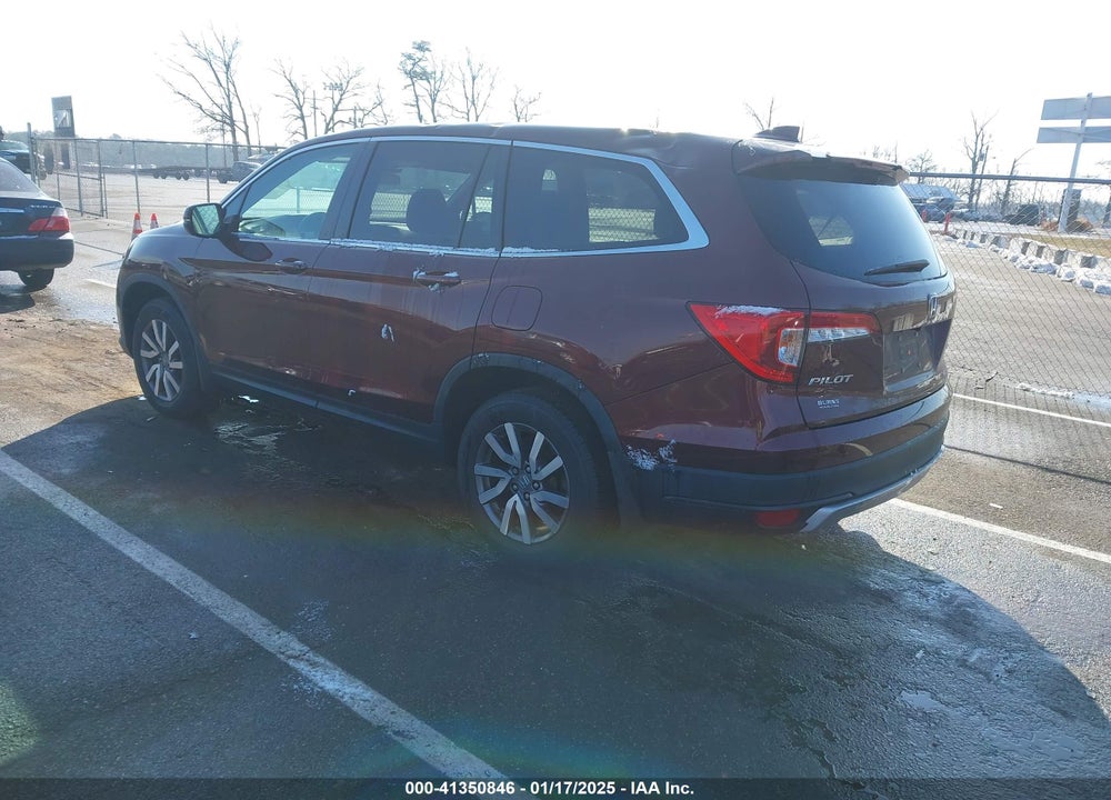 2021 HONDA PILOT AWD EX VIN: 5FNYF6H39MB093403
