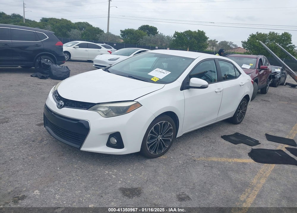 2015 TOYOTA COROLLA VIN: 2T1BURHE2FC251182