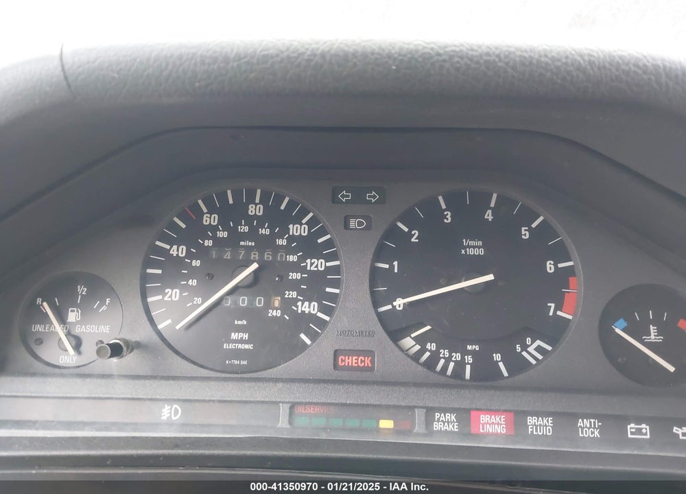 1988 BMW 325 I AUTOMATIC VIN: WBABB2306J1945439