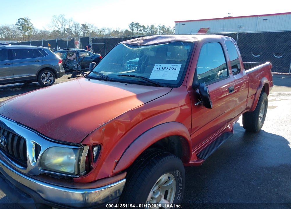 2002 TOYOTA TACOMA PRERUNNER V6 VIN: 5TESN92N12Z077731