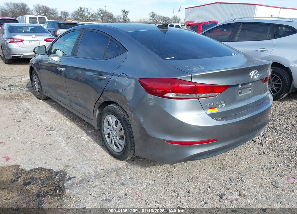 2017 HYUNDAI ELANTRA VIN: KMHD74LF5HU081193