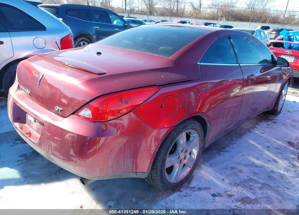 2008 PONTIAC G6 GT VIN: 1G2ZH361784266951