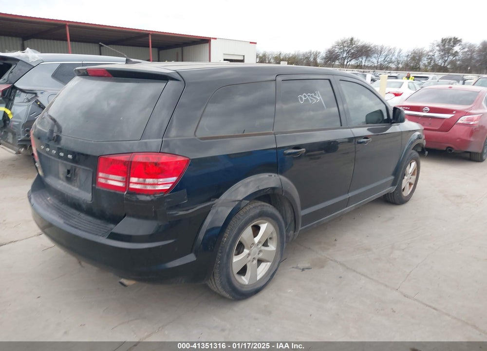 2013 DODGE JOURNEY AMERICAN VALUE PKG VIN: 3C4PDCAB1DT509334