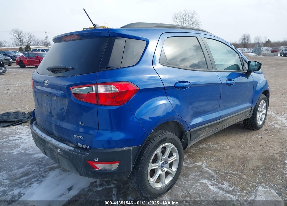 2018 FORD ECOSPORT SE VIN: MAJ6P1ULXJC229453