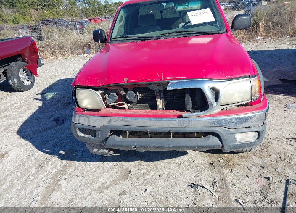 2002 TOYOTA TACOMA BASE V6 VIN: 5TEWN72N52Z121414