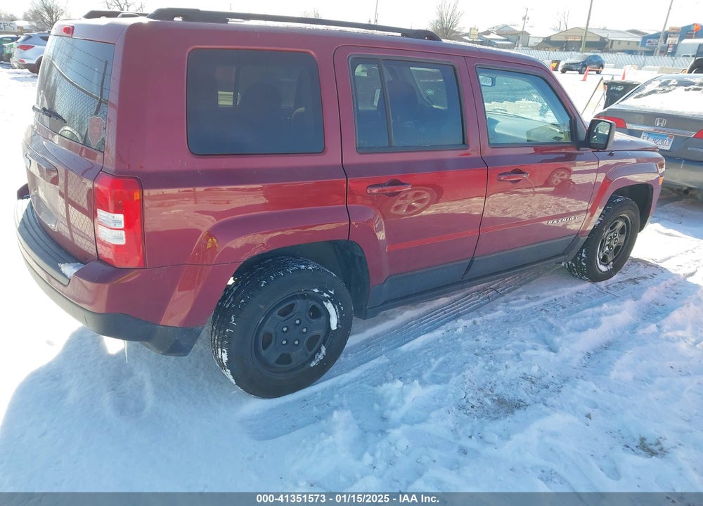 2015 JEEP PATRIOT SPORT VIN: 1C4NJPBB4FD399703
