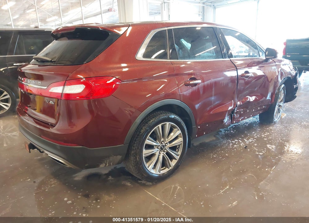 2016 LINCOLN MKX RESERVE VIN: 2LMTJ8LP4GBL74752