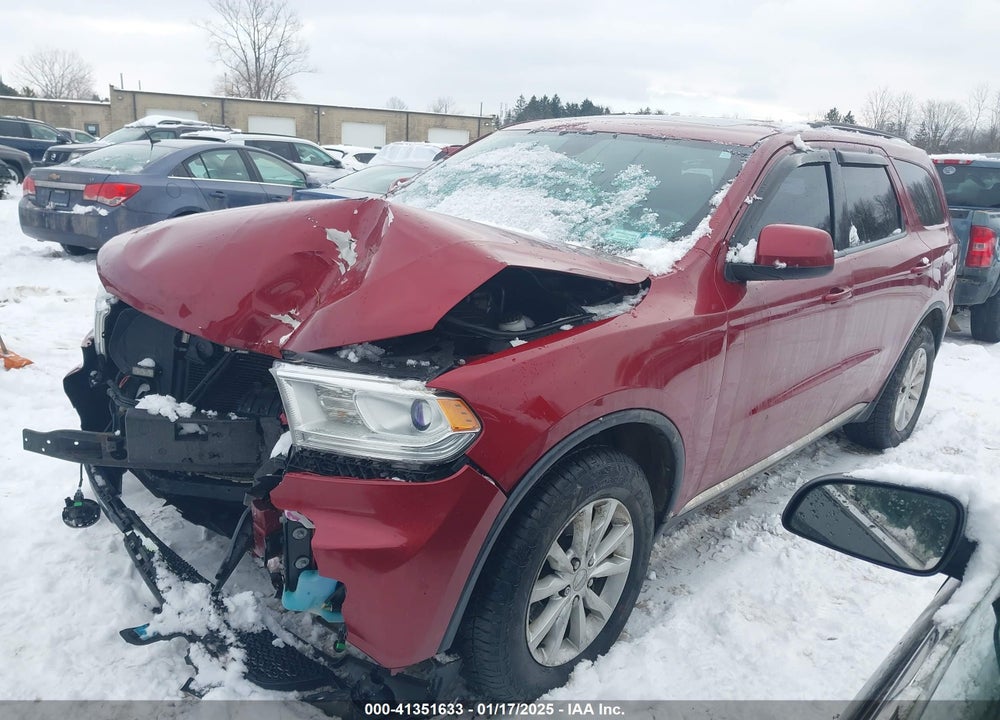 2014 DODGE DURANGO SXT VIN: 1C4RDJAG1EC514636