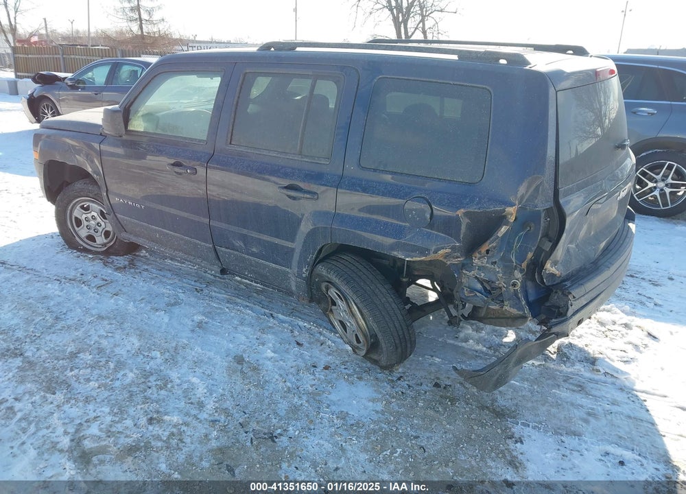 2012 JEEP PATRIOT SPORT VIN: 1C4NJPBA7CD623324