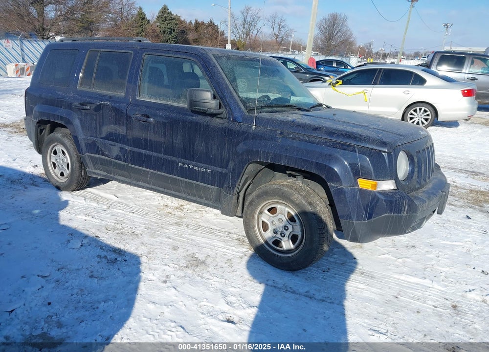 2012 JEEP PATRIOT SPORT VIN: 1C4NJPBA7CD623324