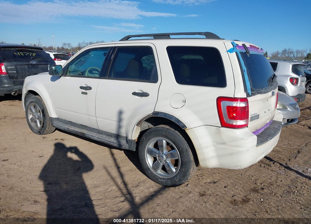 2011 FORD ESCAPE XLT VIN: 1FMCU0D70BKB70984