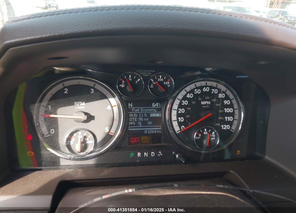 2012 RAM 2500 LAIE VIN: 3C6UD5FL8CG260898