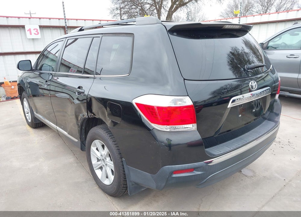 2012 TOYOTA HIGHLANDER SE V6 VIN: 5TDZK3EH8CS078481