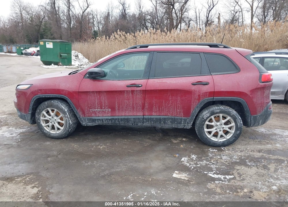 2016 JEEP CHEROKEE SPORT VIN: 1C4PJMAB6GW199596