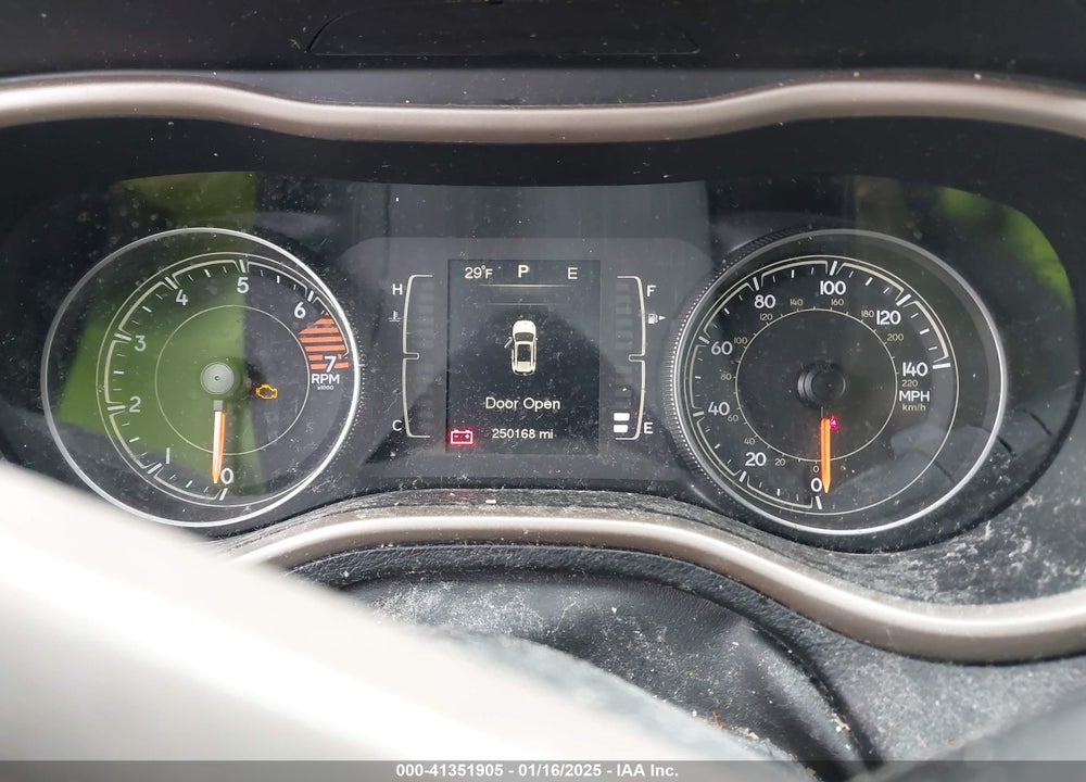 2016 JEEP CHEROKEE SPORT VIN: 1C4PJMAB6GW199596