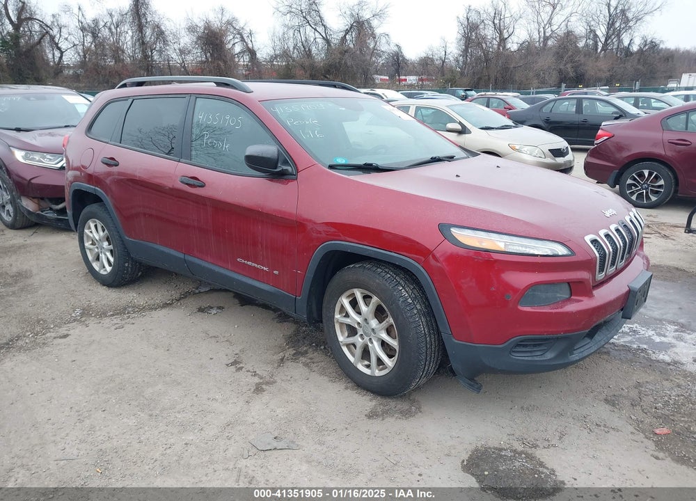 2016 JEEP CHEROKEE SPORT VIN: 1C4PJMAB6GW199596