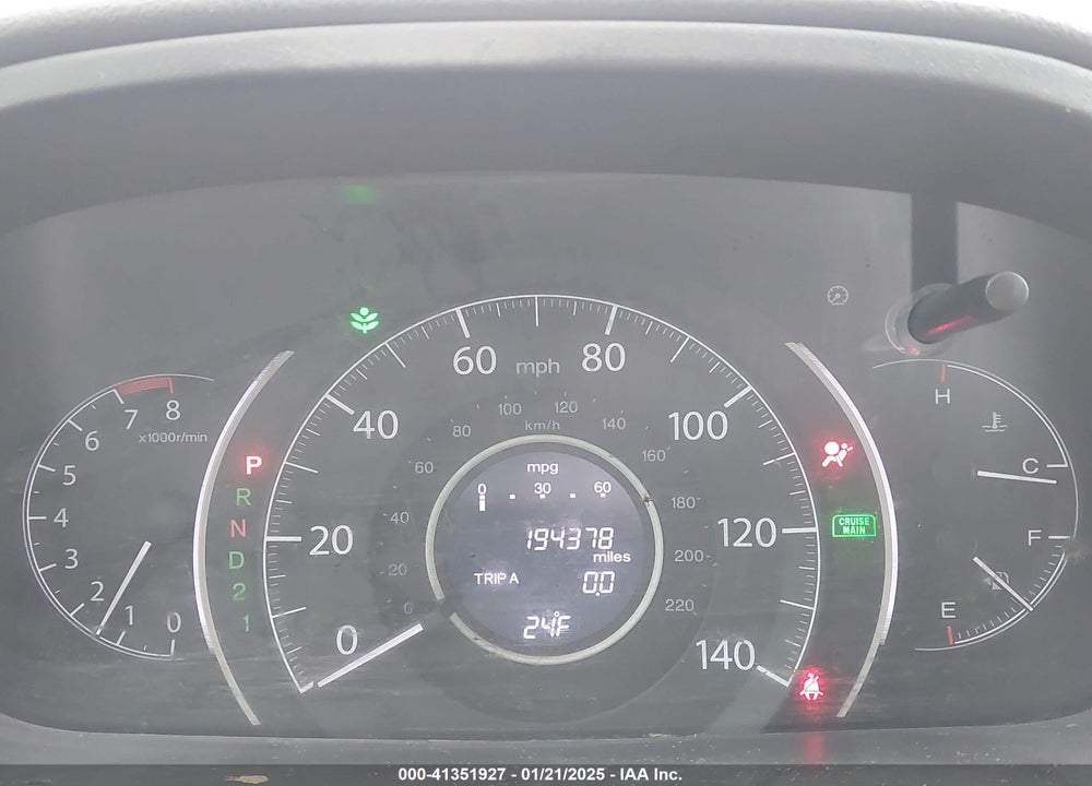 2013 HONDA CR-V EX-L VIN: 5J6RM3H79DL010359