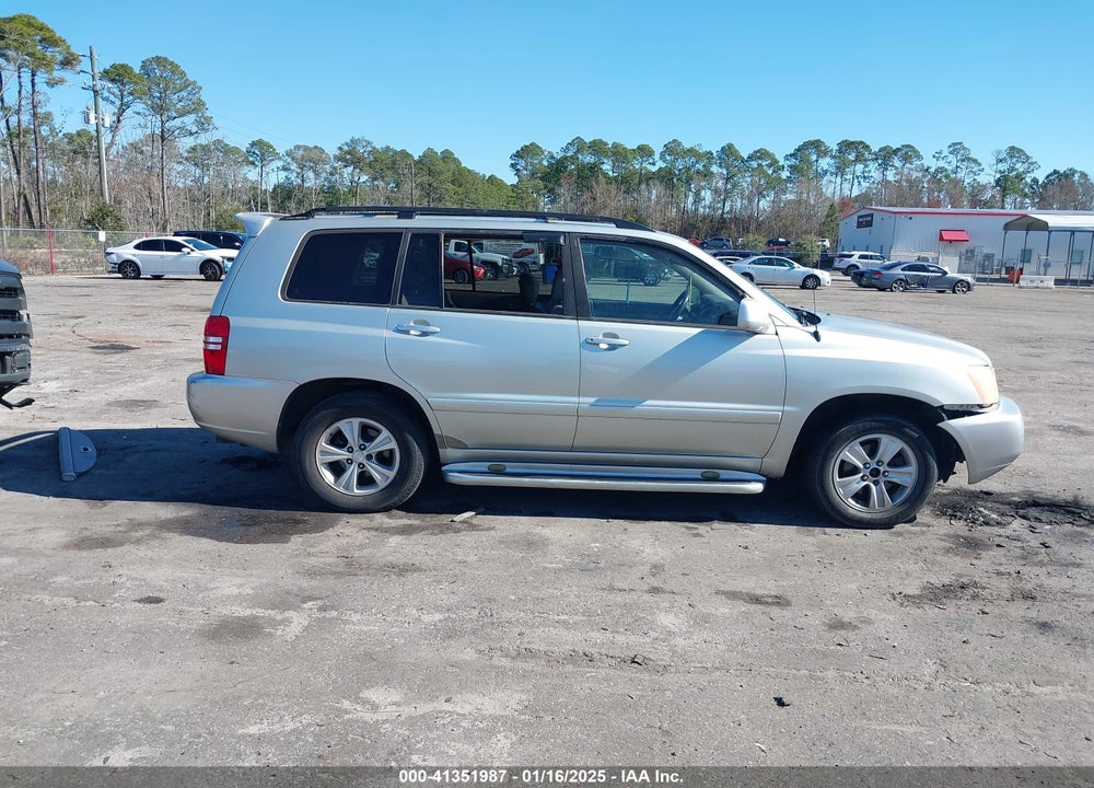 2003 TOYOTA HIGHLANDER V6 VIN: JTEGF21AX30100042
