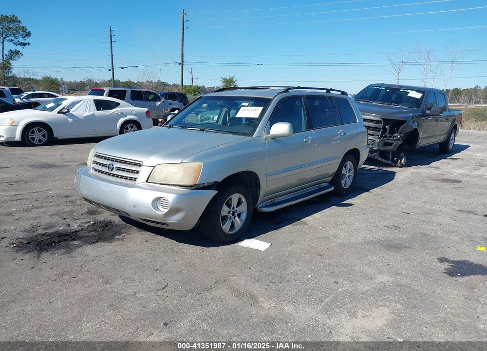 2003 TOYOTA HIGHLANDER V6 VIN: JTEGF21AX30100042