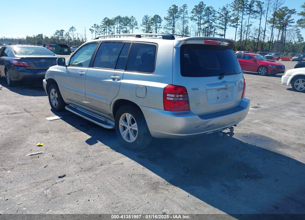 2003 TOYOTA HIGHLANDER V6 VIN: JTEGF21AX30100042
