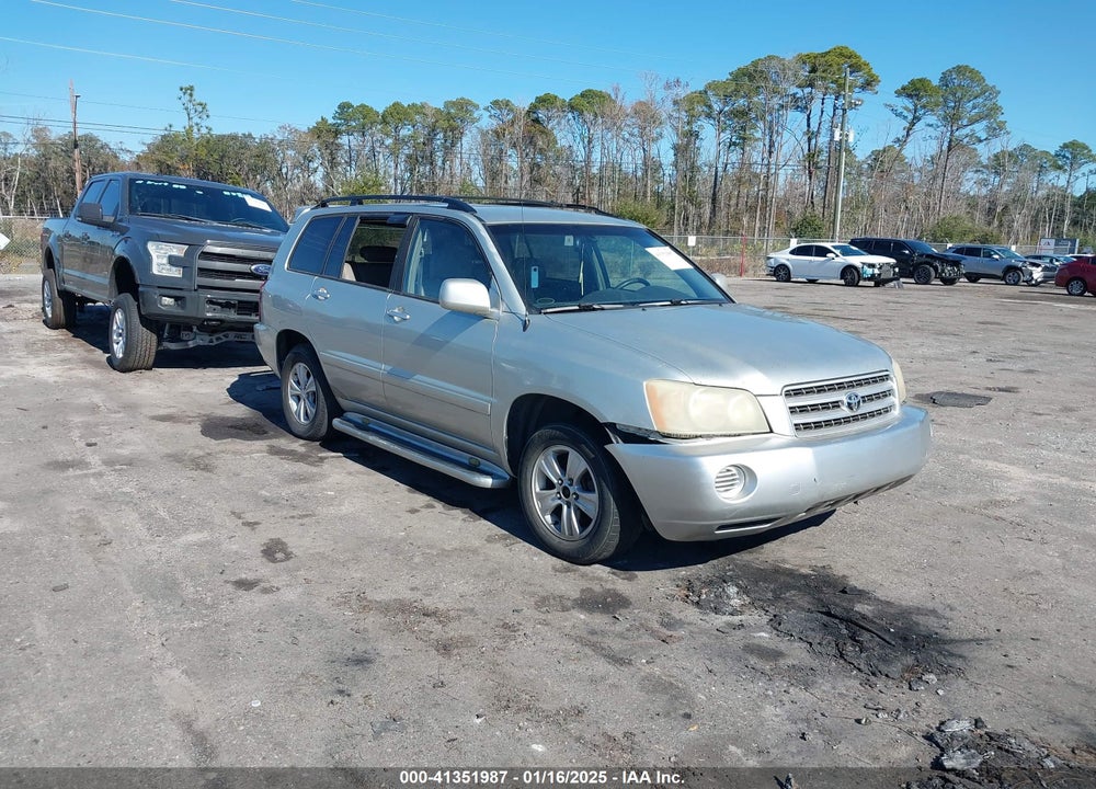2003 TOYOTA HIGHLANDER V6 VIN: JTEGF21AX30100042