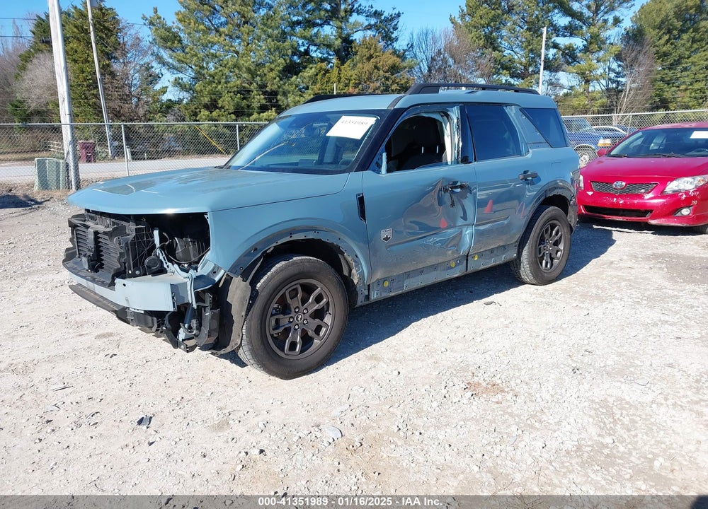 2021 FORD BRONCO SPORT BIG BEND VIN: 3FMCR9B62MRA48965