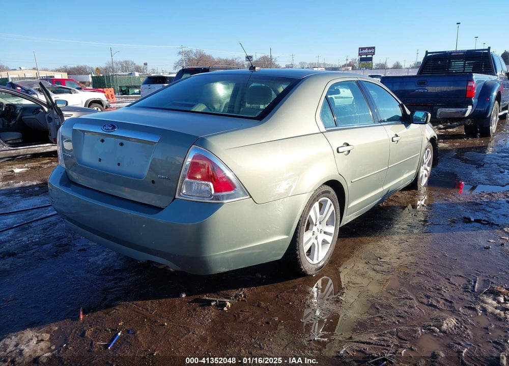 2008 FORD FUSION SEL VIN: 3FAHP08Z38R250318